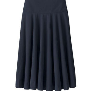 Uniqlo Skirts - Uniqlo U Navy Seersucker Cotton Round Skirt Uniqlo Skirts - Uniqlo U Navy Seersucker Cotton Round Skirt